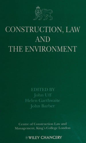 Construction, law, and the environment
