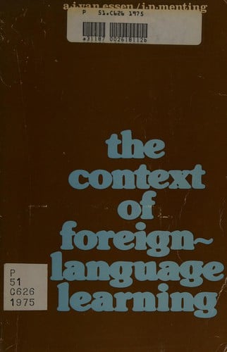 The Context of foreign-language learning