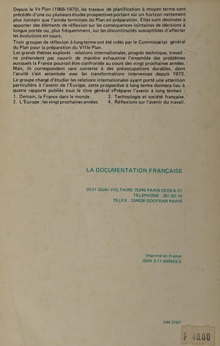 Demain, la France dans le monde