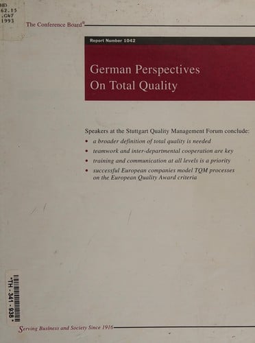 German perspectives on total quality