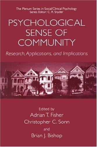 Psychological sense of community