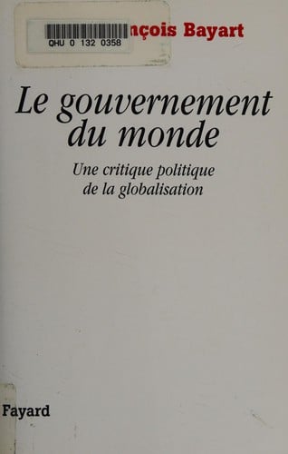 Le gouvernement du monde