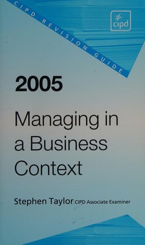 Managing in a business context