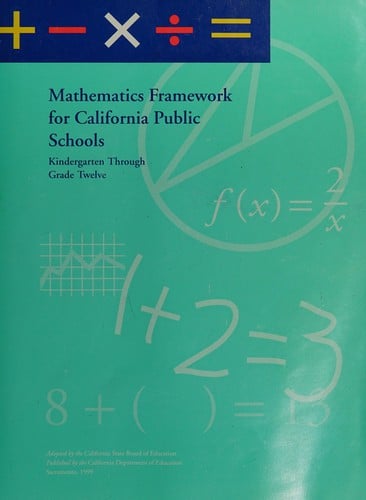 Mathematics framework for California public schools