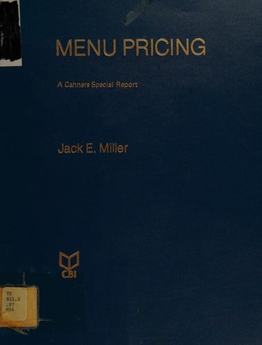 Menu pricing