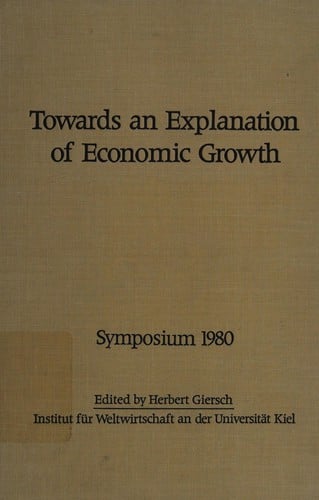 Towards an explanation of economic growth