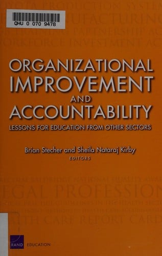 Organizational improvement and accountability