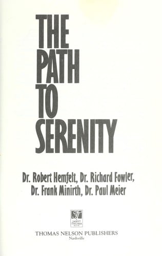 The Path to serenity