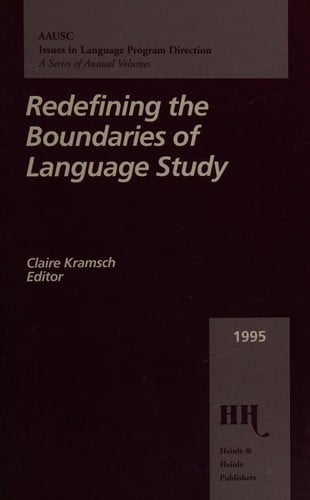 Redefining the boundaries of language study