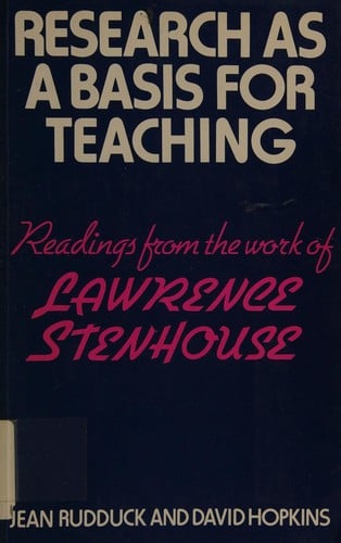 Research as a basis for teaching