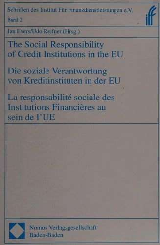 The Social responsibility of credit institutions in the EU