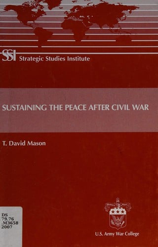 Sustaining the peace after civil war