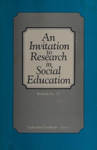 An Invitation to research in social education