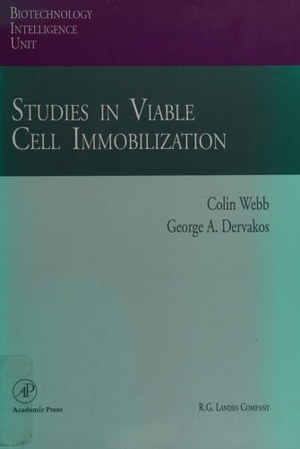 Studies in viable cell immobilization