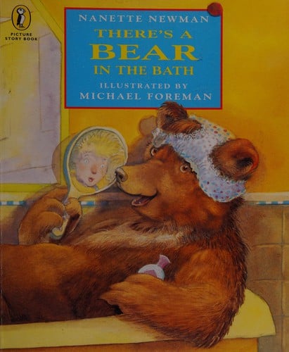There's a bear in the bath