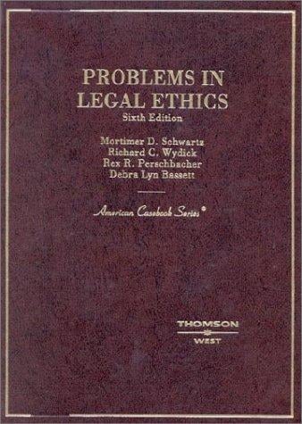 Problems in legal ethics