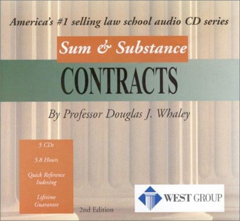 Contracts (Sum & Substance Cd's "Outstanding Professor"Series)