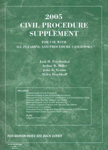 2005 civil procedure supplement