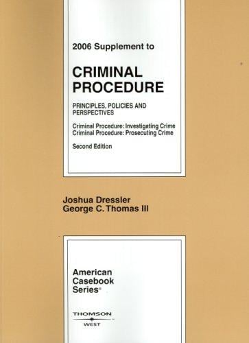 2006 Supplement to Criminal Procedure