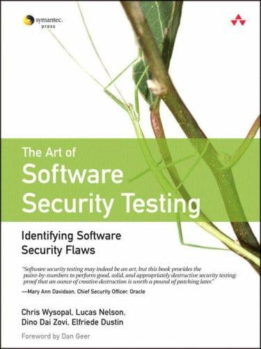 The art of software security testing