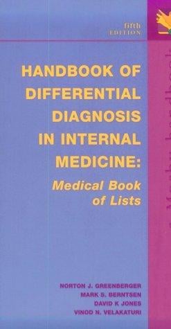 Handbook of differential diagnosis in internal medicine
