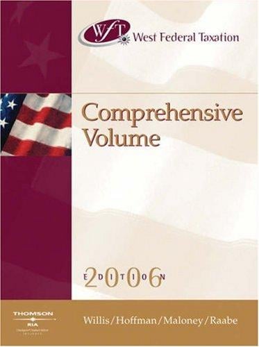 West federal taxation 2006