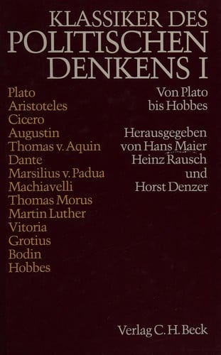 Klassiker des politischen Denkens