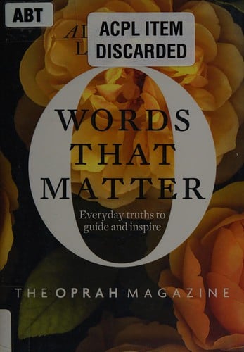Words that matter