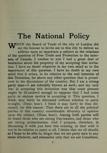 The national policy