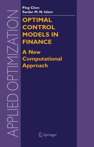 Optimal control models in finance