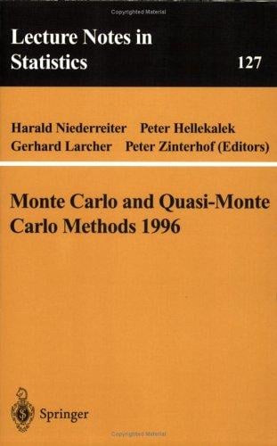 Monte Carlo and Quasi-Monte Carlo methods 1996