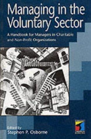Managing in the Voluntary Sector