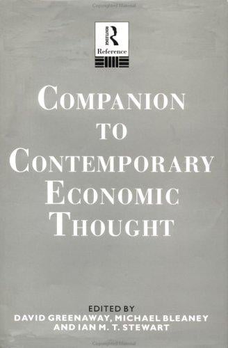 Companion to contemporary economic thought