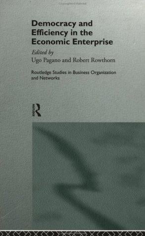 Democracy and efficiency in the economic enterprise