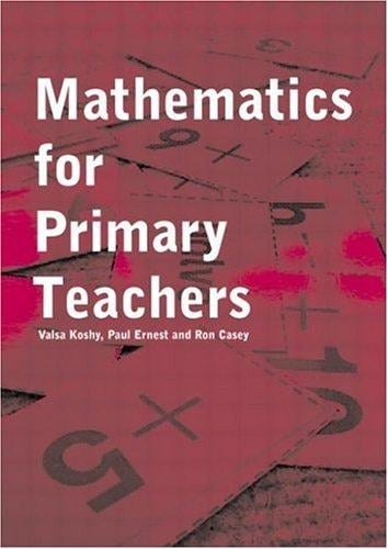 Mathematics for primary teachers