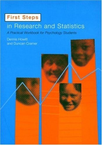 First Steps In Research and Statistics