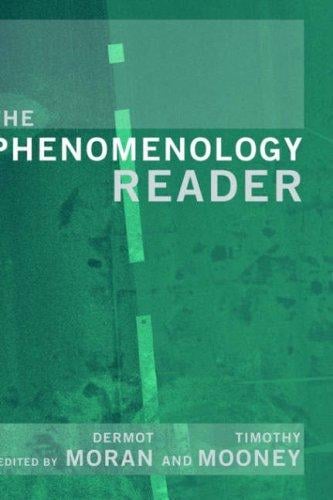 Routledge phenomenology reader