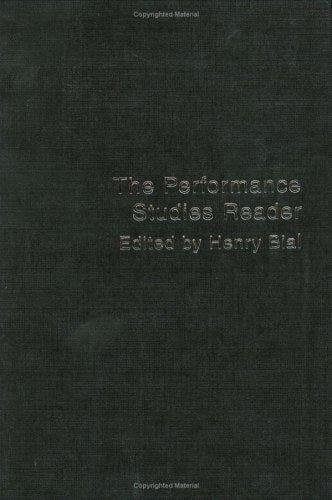 The performance studies reader