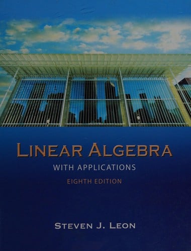 Linear algebra with applications