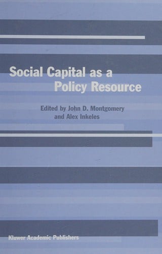 Social capital as a policy resource