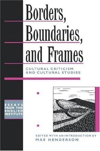 Borders, boundaries, and frames