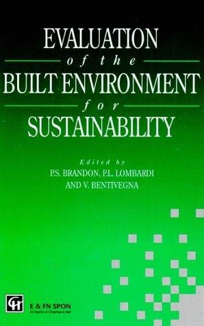 Evaluation of the built environment for sustainability