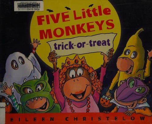 Five little monkeys trick-or-treat