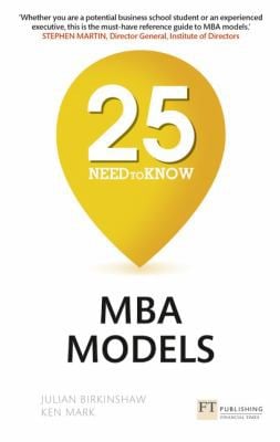 25 need-to-know MBA models