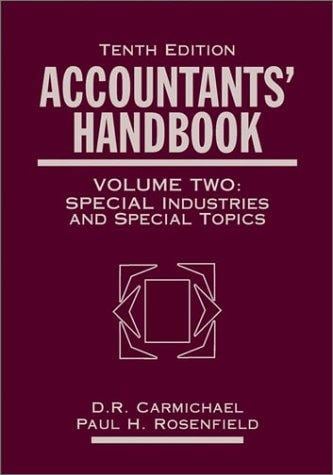 Accountants' handbook