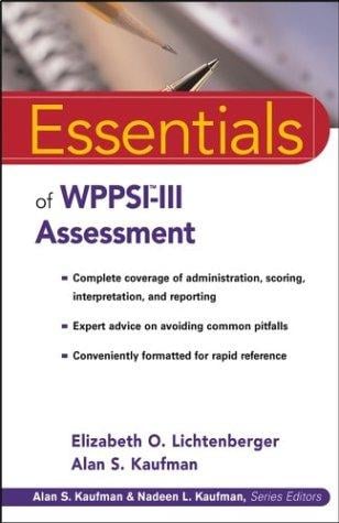 Essentials of WPPSI-III Assessment