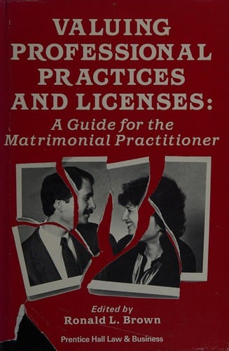 Valuing professional practices and licenses