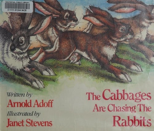 The cabbages are chasing the rabbits