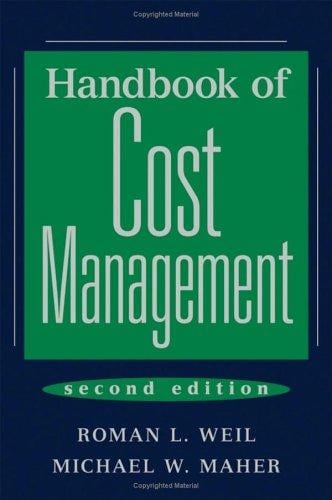Handbook of cost management