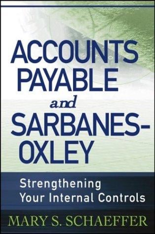 Accounts payable and Sarbanes-Oxley